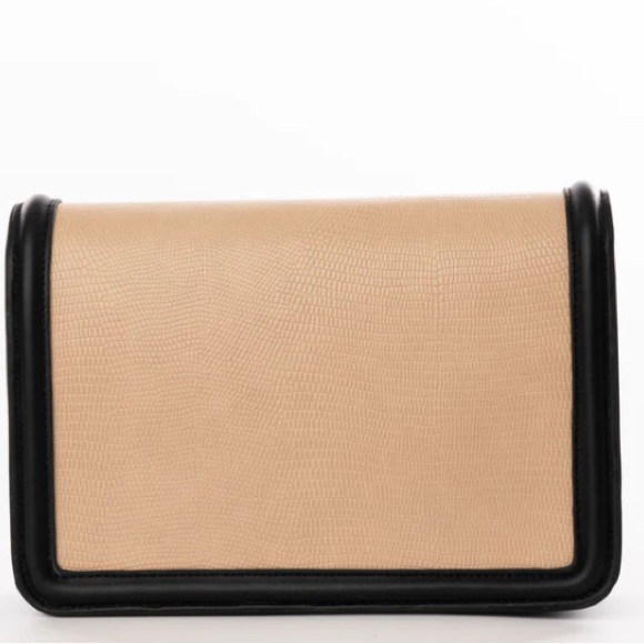 JULES KAE Mia Bag. BRAND NEW IN ORIGINAL PACKAGING. Blush lizard vegan leather. - Picture 3 of 10